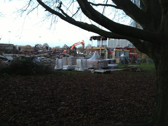 Demolition of King Edmunds School, 2012 – photo 11