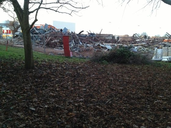 Demolition of King Edmunds School, 2012 – photo 13