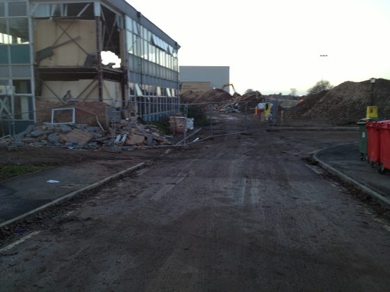 Demolition of King Edmunds School, 2012 – photo 8